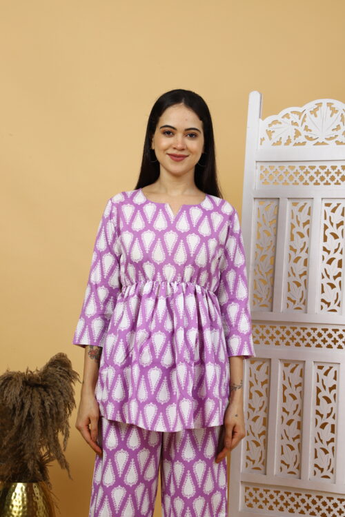 Women’s Multicolor Cotton Printed Co-ord Set - Image 21