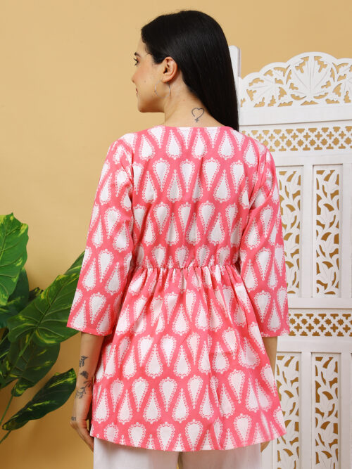 Women’s Multicolor Printed Cotton Top | Kurti for Daily Wear - Image 20