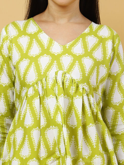 Women’s Multicolor Printed Cotton Top | Kurti for Daily Wear - Image 14